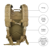 3 Day Recon Coyote Tactical Backpack