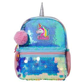 Unicorn Sequin Backpack (Color: Gold)