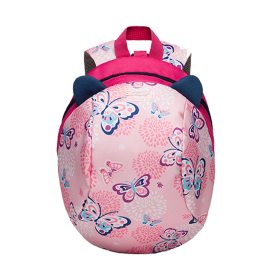 Children's Harness Leash Backpack (Color: Pink Butterfly)