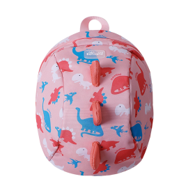 Children's Harness Leash Backpack (Color: Dinosaur Pink)