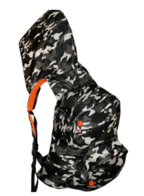 KOOL Classics - Hooded Backpack - Waterproof (Color: Camo Neon Orange)